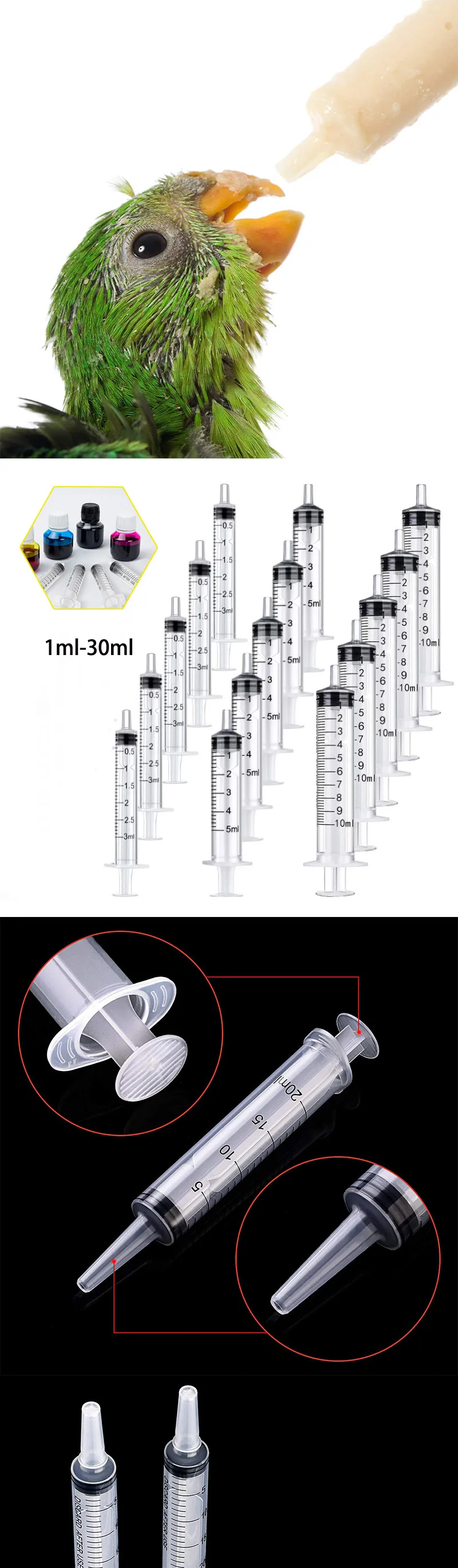 1ml-10ml Plastic Bulk Needle-Free Disposable Syringes Syringes Without Needle Syringe Glue Pet Feeding Needle Kitchen Tools 1ml-10ml Plastic Bulk Needle-Free Disposable Syringes Syringes Without Needle Syringe Glue Pet Feeding Needle Kitchen Tools