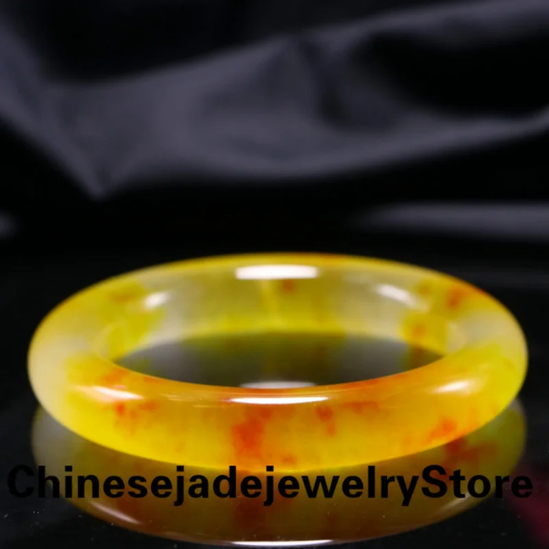 

High Ice Grade A Yellow Jade Bangles Women Fine Jewelry Genuine Natural Myanmar Jadeite With Certificate Burma Jades Bangles