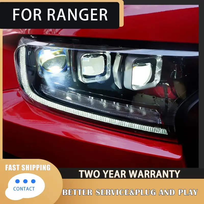 Car Styling for Ford Ranger Everest Headlights 2016-2020 Ranger LED Headlight Endeavor Head Lamp DRL LED Beam Auto Accessories
Car Styling for Ford Ranger Everest Headlights 2016-2020 Ranger LED Headlight Endeavor Head Lamp DRL LED Beam Auto Accessories