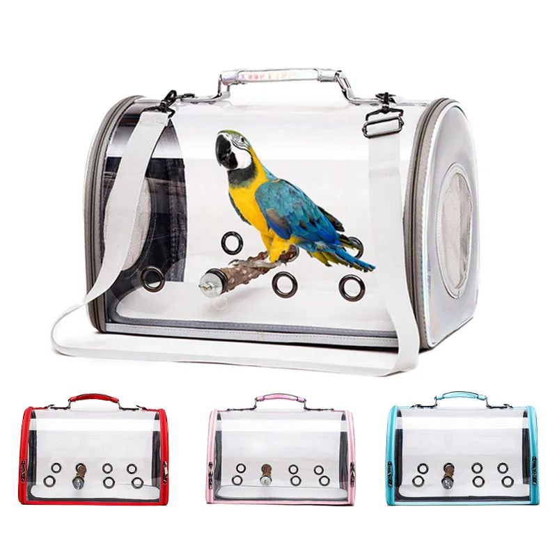 Outdoor Bird Transport Cage Bird Travel Carrier Breathable Space Parrot Go Out Backpack Multi-functional Bird Bag with Perch
Outdoor Bird Transport Cage Bird Travel Carrier Breathable Space Parrot Go Out Backpack Multi-functional Bird Bag with Perch