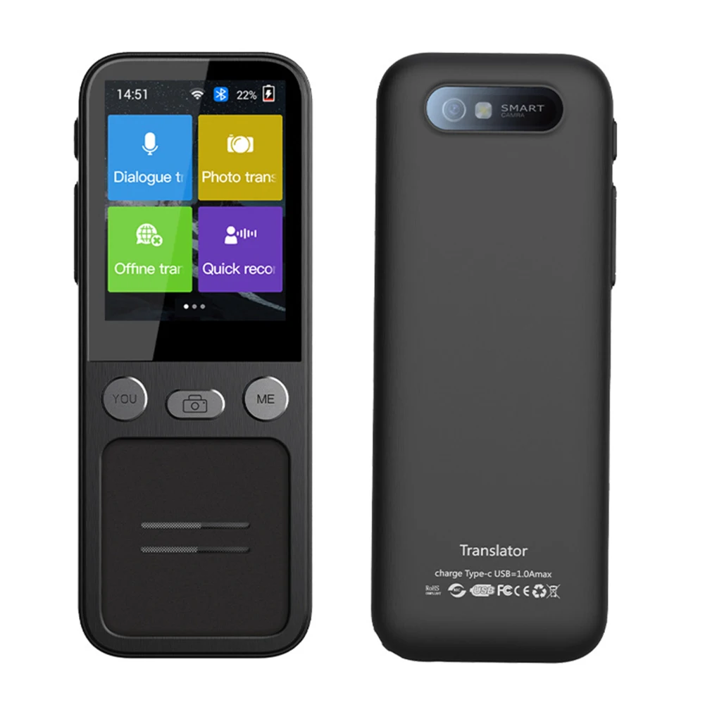T16 Voice Language Translator 138 Online Languages 14 Offline Translation Device High Accuracy Portable Translator Dictionary
T16 Voice Language Translator 138 Online Languages 14 Offline Translation Device High Accuracy Portable Translator Dictionary