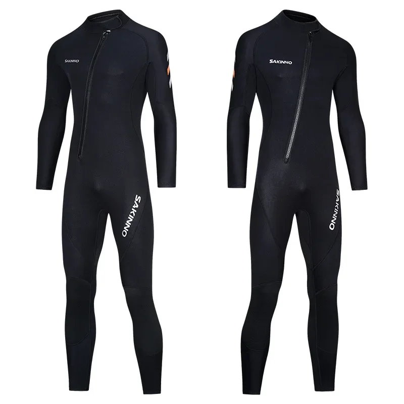

Men's Women's 2MM Diving Suit One Piece Sun Protection Warm Winter Swimsuit Surfing Snorkeling Swimming Anti-jellyfish Wetsuit