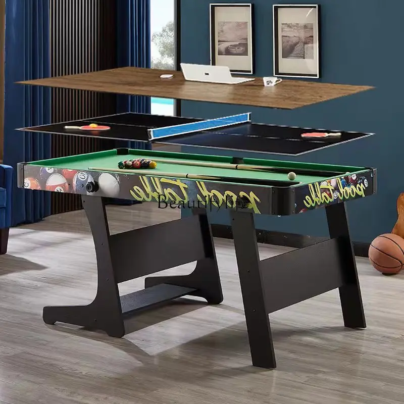 

Бильярдный стол домашний маленький мини-мяч стол Многофункциональный 3-в-1 Американский Настольный теннис для взрослых