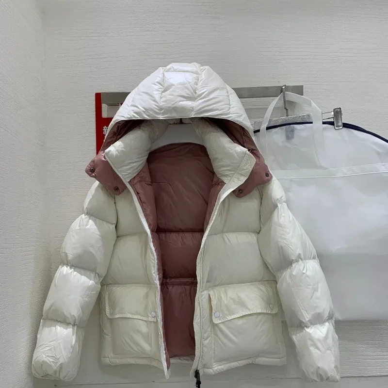 Women's Winter Jacket Thick 2023 Korean Fashion New Woman Down Jacket White Duck Down Hooded Puffer Coat Detachable Hat Pink
Women's Winter Jacket Thick 2023 Korean Fashion New Woman Down Jacket White Duck Down Hooded Puffer Coat Detachable Hat Pink