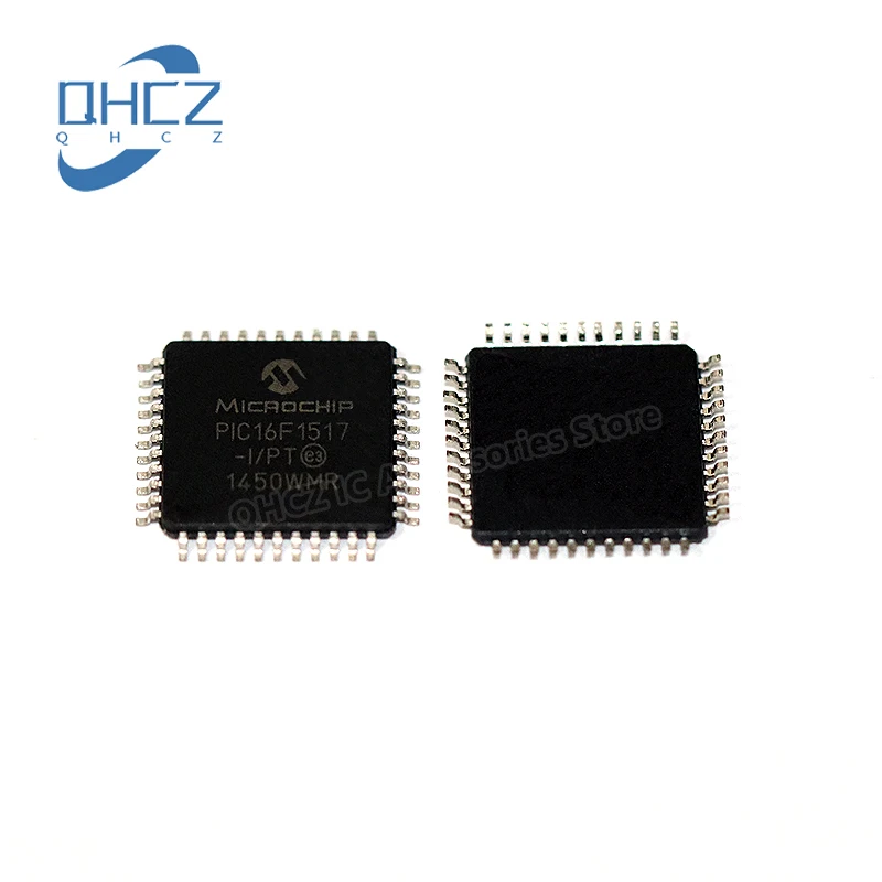 

10pcs PIC16F1517-I/PT PIC16F1517 16F1517 TQFP-44 New Original Integrated circuit IC chip Microcontroller Chip MCU In Stock