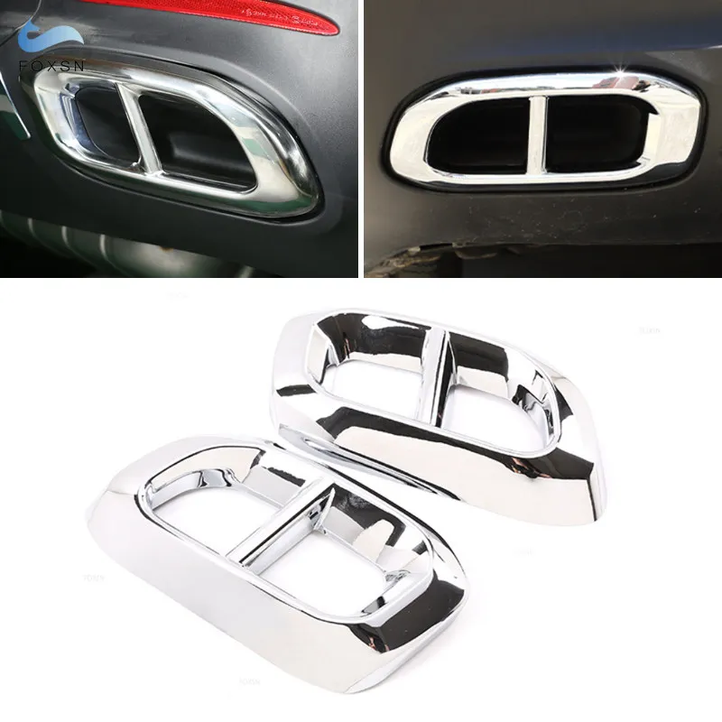 For Mercedes Benz GLE350 GLE450 GLC GLS W167 X253 X167 2020 Silver Rear Exhaust Tail Muffler Pipe Cover Protective Trim
For Mercedes Benz GLE350 GLE450 GLC GLS W167 X253 X167 2020 Silver Rear Exhaust Tail Muffler Pipe Cover Protective Trim