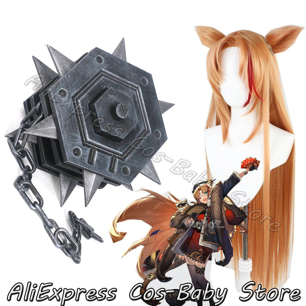 Game Operator Arknights Swire Cos Meteor hammer Props Cosplay Costume Swire Anime Unisex Arknights Cosplay Wigs Ears Halloween
Game Operator Arknights Swire Cos Meteor hammer Props Cosplay Costume Swire Anime Unisex Arknights Cosplay Wigs Ears Halloween