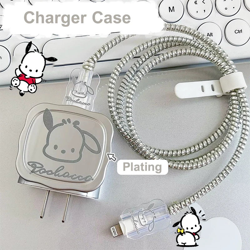 Sanrio Pochacco iPhone14 Pro Max Charger Protective Cover Kawaii Cute Cartoon Apple18 20W Data Cable Cover Toys Girls Gifts
Sanrio Pochacco iPhone14 Pro Max Charger Protective Cover Kawaii Cute Cartoon Apple18 20W Data Cable Cover Toys Girls Gifts