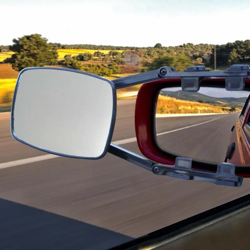 

Car Towing Mirror 360 Degree Adjustable Wide Angle Side Rear Mirrors Blind Spot Snap Way For Parking Auxiliary Rear View Mirror