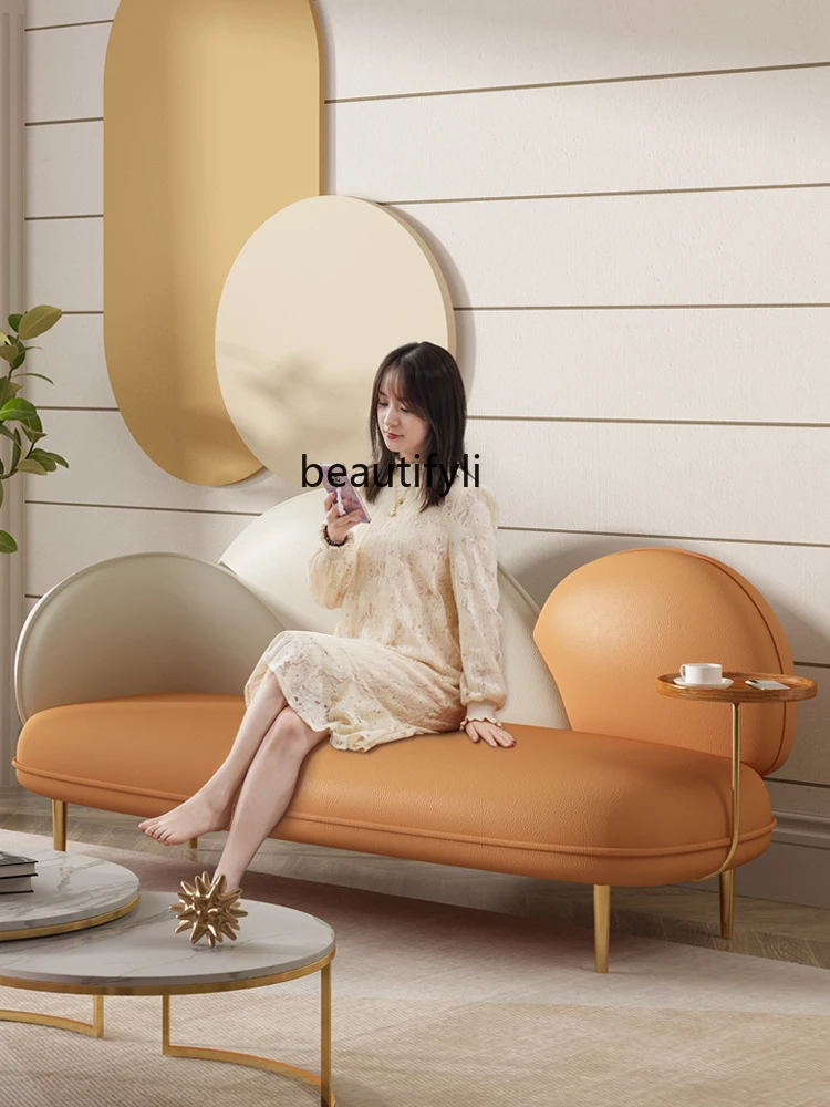 zqNordic Light Luxury and Simplicity Living Room Clothing Store Creative Color Matching Faux Leather Double Cloud Sofa
zqNordic Light Luxury and Simplicity Living Room Clothing Store Creative Color Matching Faux Leather Double Cloud Sofa