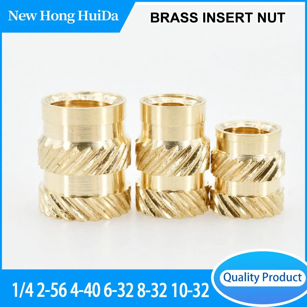 1/4 2-56 4-40 6-32 8-32 10-32 Insert Brass Nut Hot Melt Knurled Thread Heat Embed Copper Nuts Embed Pressed Fit for 3d printer
1/4 2-56 4-40 6-32 8-32 10-32 Insert Brass Nut Hot Melt Knurled Thread Heat Embed Copper Nuts Embed Pressed Fit for 3d printer