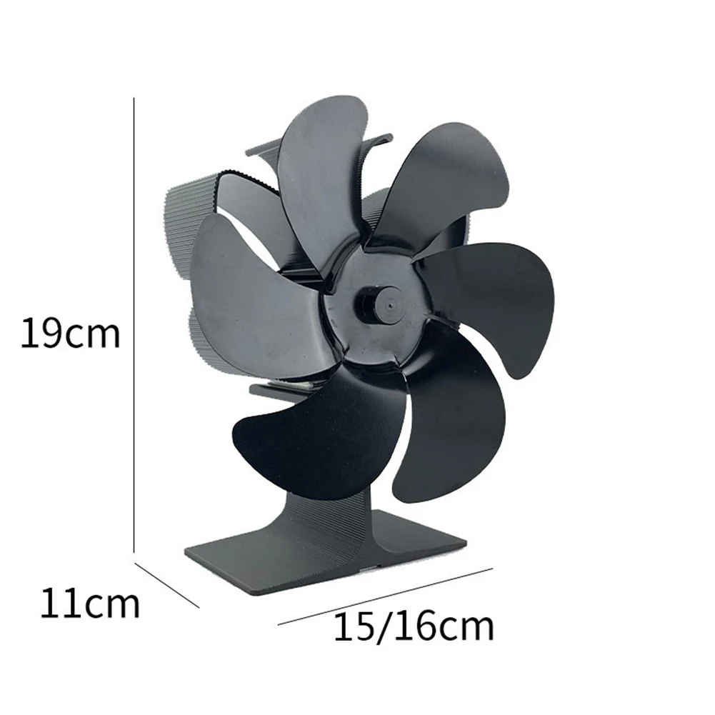 Durable Fireplace Fan 6Blades Heat Powered Quiet Safe 5*11*19cm Aluminum Alloy Black Efficient Heat Distribution
Durable Fireplace Fan 6Blades Heat Powered Quiet Safe 5*11*19cm Aluminum Alloy Black Efficient Heat Distribution