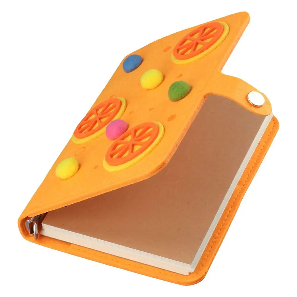 

Yellow A6 Notebook Soft Skin watermelon High quality felt Hand Account Book Notepad Office
