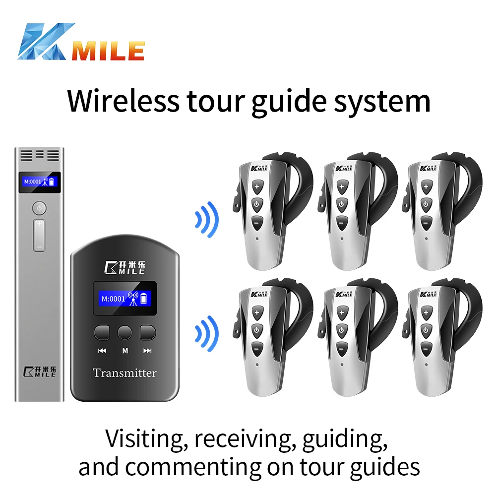 

KAIMILE Wireless Whisper Tour Guide System Simultaneous Interpretation System Audio Receiver Transmitter KML-680