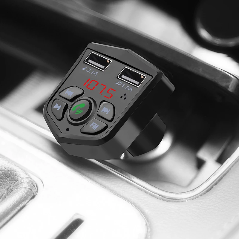 12V-24V Black Car Charger Car Mp3 Player Car FM Transmitter with Dual USB Fast Charging BT V5.0 Power Outage Memory Function
12V-24V Black Car Charger Car Mp3 Player Car FM Transmitter with Dual USB Fast Charging BT V5.0 Power Outage Memory Function