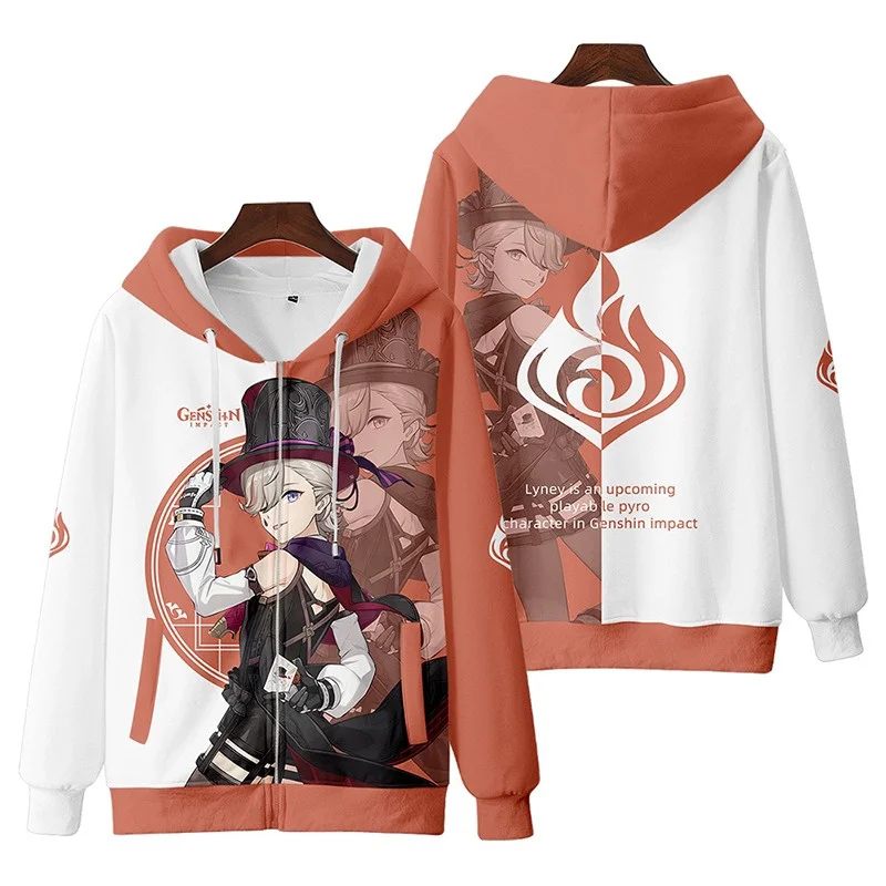 Genshin Impact Charlotte Lyney Hoodie Men 3D Print Lynette Freminet Sweatshirt Fashion Long Sleeve Pullovers Cosplay Costume
Genshin Impact Charlotte Lyney Hoodie Men 3D Print Lynette Freminet Sweatshirt Fashion Long Sleeve Pullovers Cosplay Costume