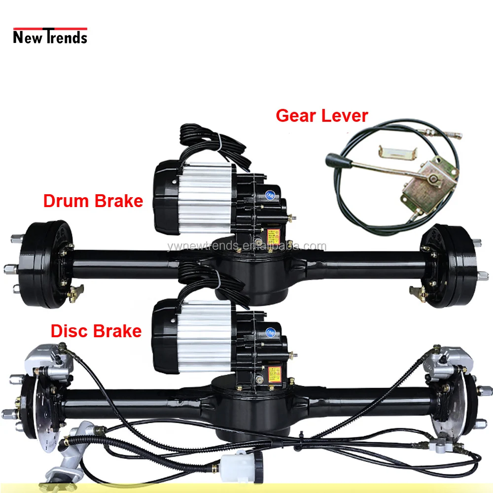 1800W 48V 60V 72V Brushless Differential Motor For Electric Drum Brake Disc Brake Rear Axle Assembly
1800W 48V 60V 72V Brushless Differential Motor For Electric Drum Brake Disc Brake Rear Axle Assembly