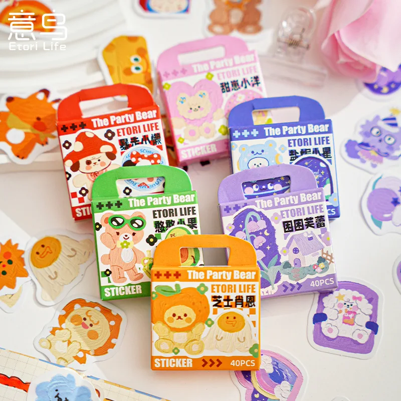 30 box/lot Kawaii Bear Stickers Cute Scrapbooking DIY Diary Decorative Sealing Sticker Album Stick Label
30 box/lot Kawaii Bear Stickers Cute Scrapbooking DIY Diary Decorative Sealing Sticker Album Stick Label
