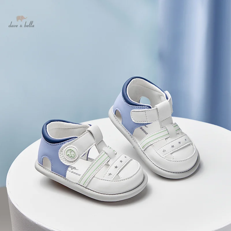 

Dave Bella New Baby Shoes First Shoes Newborn Boy Girl First Walkers Non-slip Baby Sandals Summer Infant Sandal DB2240268
