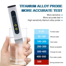 Digital TDS Meter Accurate Water Quality Tester Testing Pen for Swimming Pools Drinking Water Aquariums 0-990ppm
Digital TDS Meter Accurate Water Quality Tester Testing Pen for Swimming Pools Drinking Water Aquariums 0-990ppm