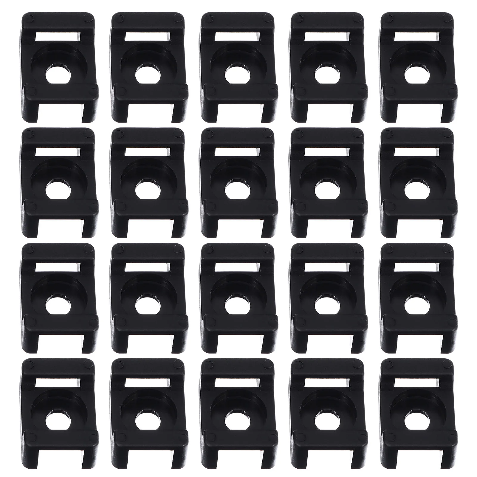 100pcs Cable Tie Mount Bases Zip Tie Anchors Saddle Type Mount Cable Wire Holders
100pcs Cable Tie Mount Bases Zip Tie Anchors Saddle Type Mount Cable Wire Holders