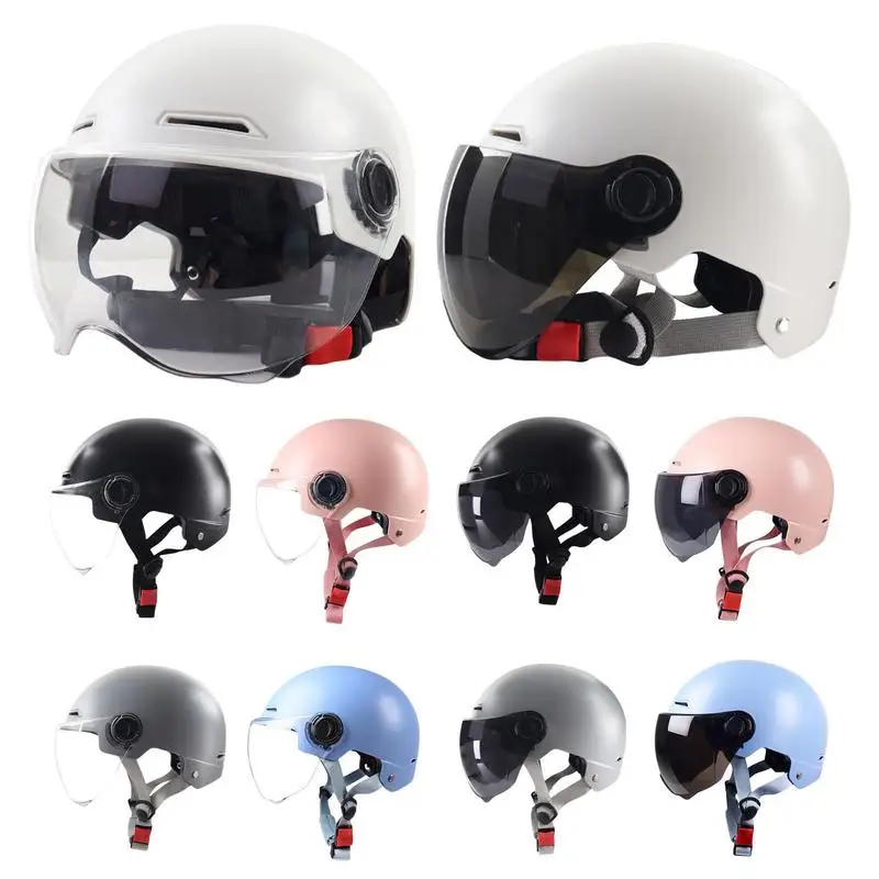Simple Motorcycle Helmets Men Women Electric Vehicle Helmets Electric Motorbike Vintage Protected Motor Safety Caps for Adult
Simple Motorcycle Helmets Men Women Electric Vehicle Helmets Electric Motorbike Vintage Protected Motor Safety Caps for Adult
