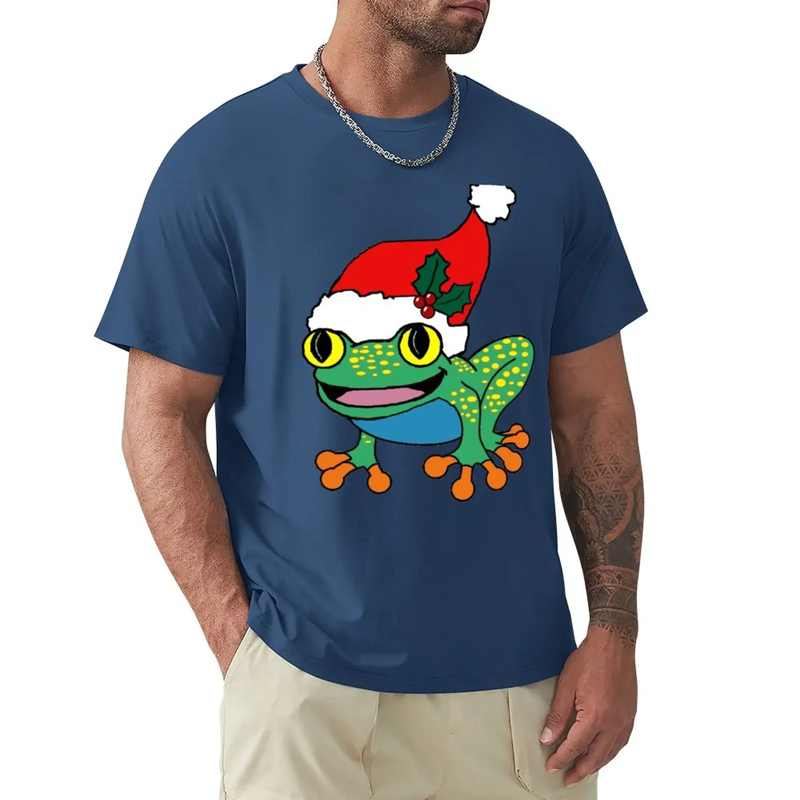 

Never Kiss The Mistletoad T-Shirt heavyweights blanks summer tops plain t shirts men blanks oversizeds men clothes