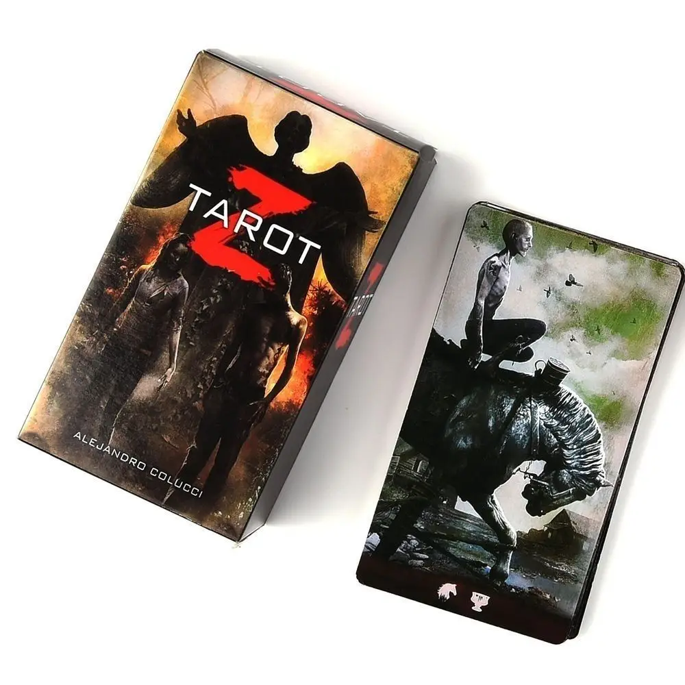 Карты Z Tarot, 78 зомби колода, издание гадания с англоязычными сказочными изображениями, Семейные развлекательные фотокарты
Карты Z Tarot, 78 зомби колода, издание гадания с англоязычными сказочными изображениями, Семейные развлекательные фотокарты