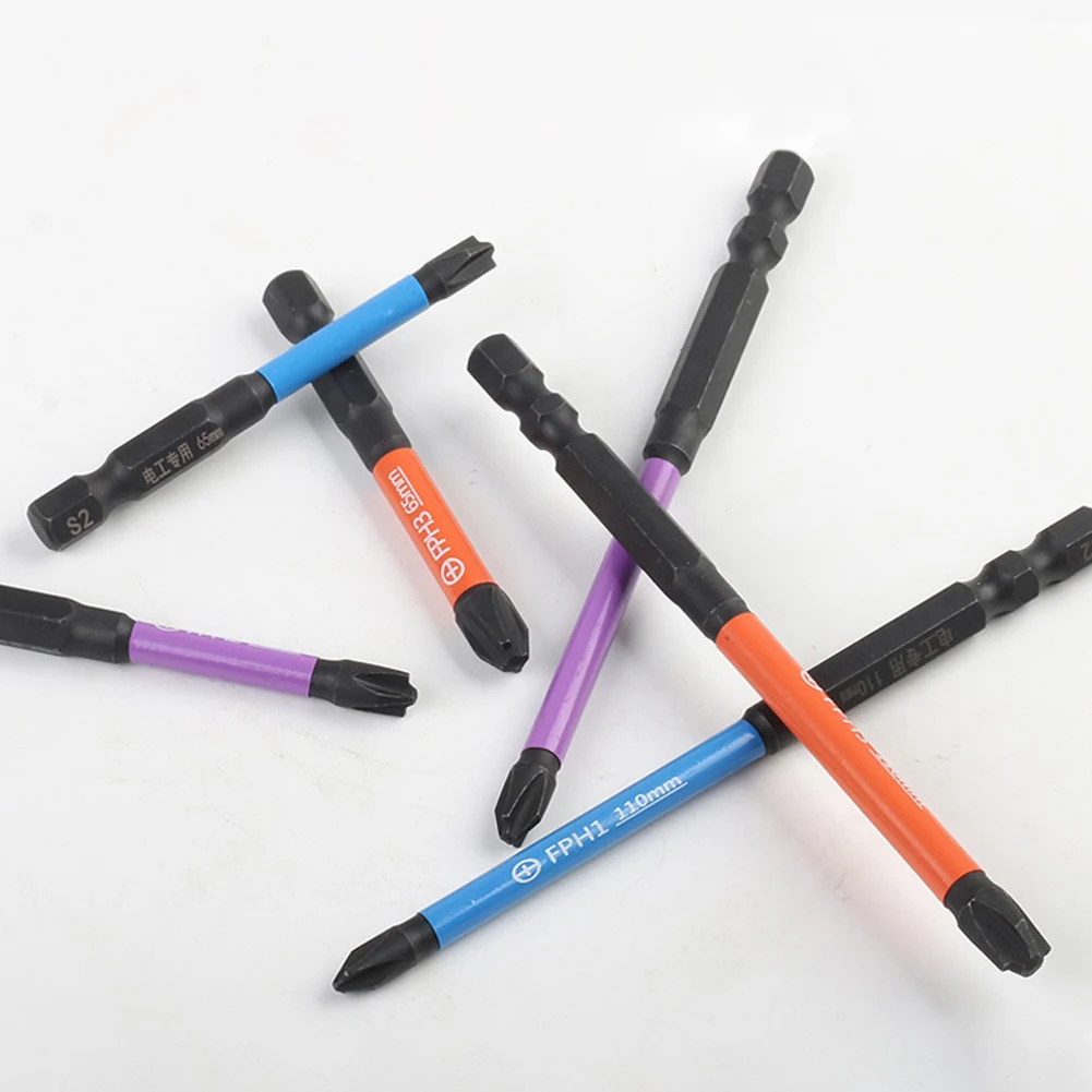 Screwdriver Bit Magnetic Special Slotted Cross Screwdriver Bit For Electrician PH1 PH2 65-150mm Hand Tool Accessories
Screwdriver Bit Magnetic Special Slotted Cross Screwdriver Bit For Electrician PH1 PH2 65-150mm Hand Tool Accessories