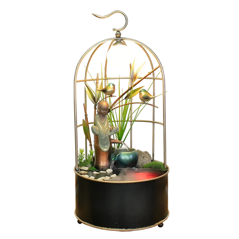 Modern Iron Desktop Water Fountain Waterscape Affordable Luxury Style Decorative Ornaments
Modern Iron Desktop Water Fountain Waterscape Affordable Luxury Style Decorative Ornaments