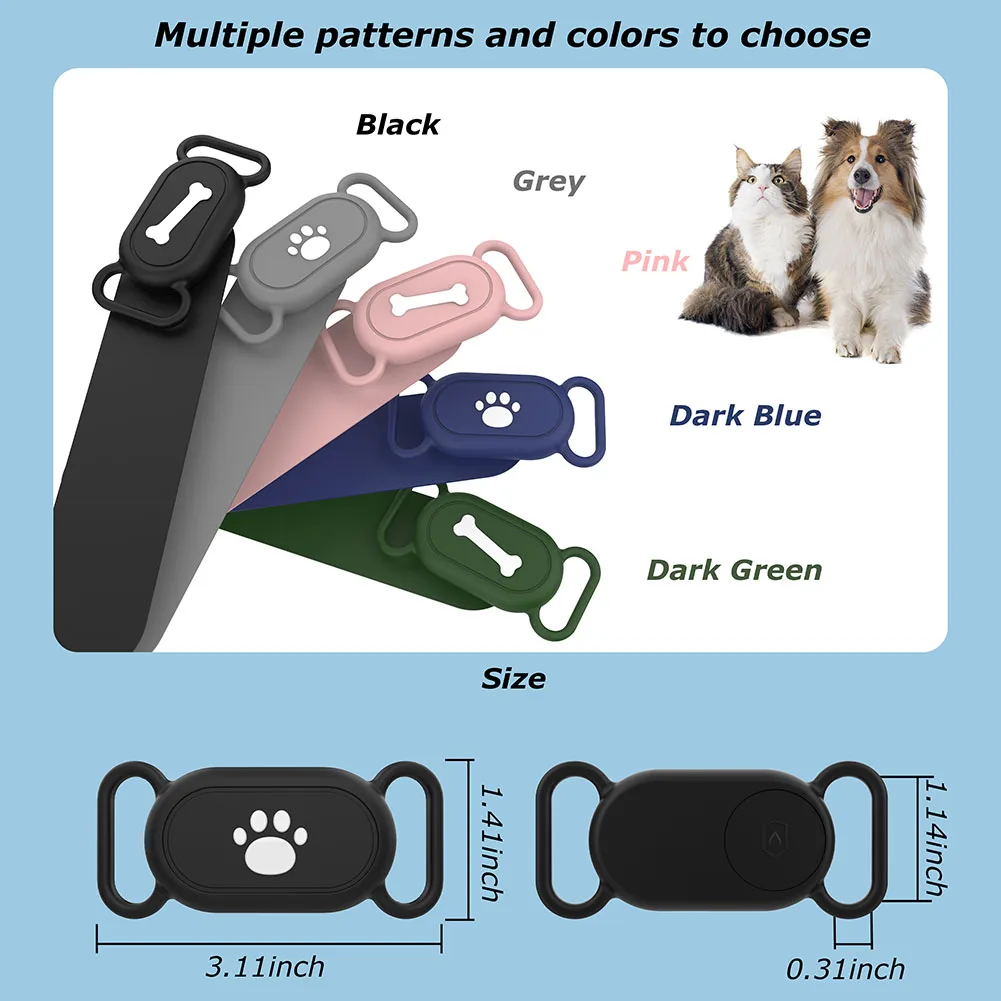 Silicone Protective Case For Samsung Galaxy SmartTag2 Dog Cat Anti-Lost Cover Waterproof Anti-Scratch Anti-Lost Device Cover
Silicone Protective Case For Samsung Galaxy SmartTag2 Dog Cat Anti-Lost Cover Waterproof Anti-Scratch Anti-Lost Device Cover