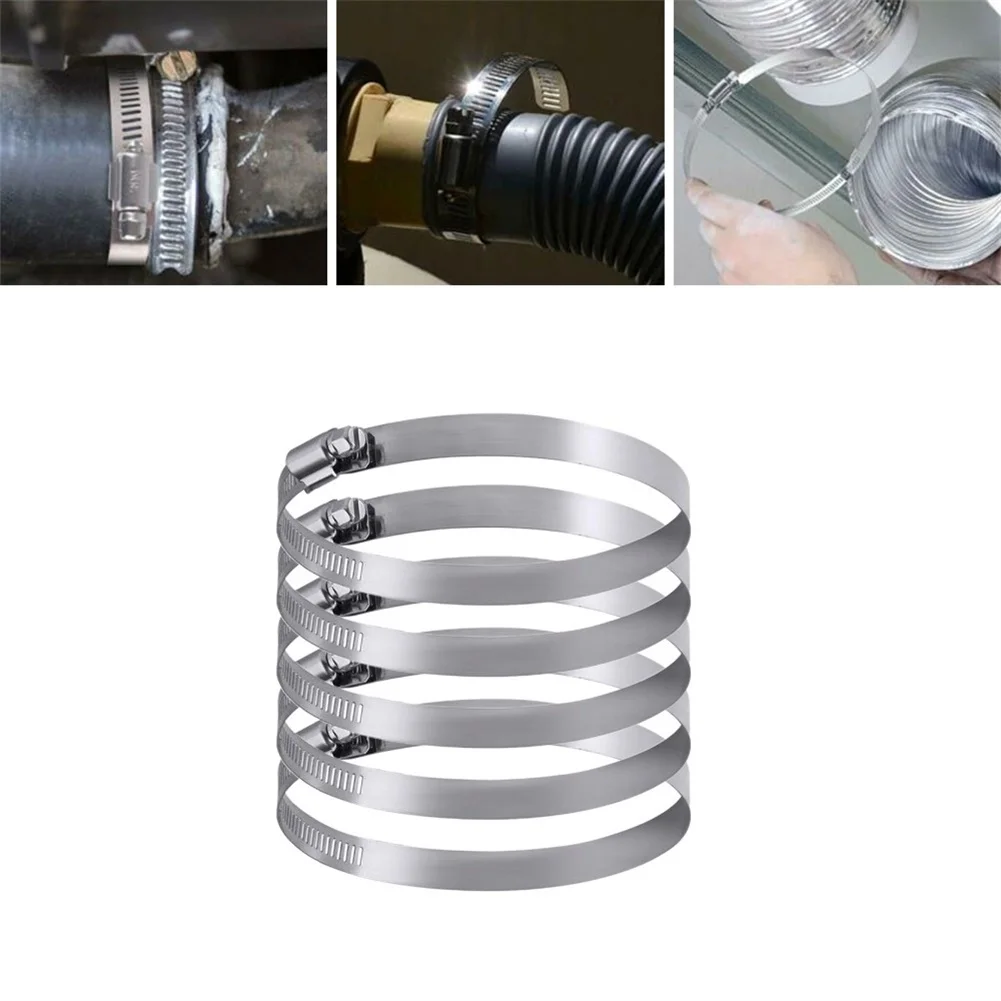 Fuel Line Clips Hose Clamps Stainless Steel Tightening Adjustable 100mm To 210mm Car Repairs Fastener Retainer
Fuel Line Clips Hose Clamps Stainless Steel Tightening Adjustable 100mm To 210mm Car Repairs Fastener Retainer