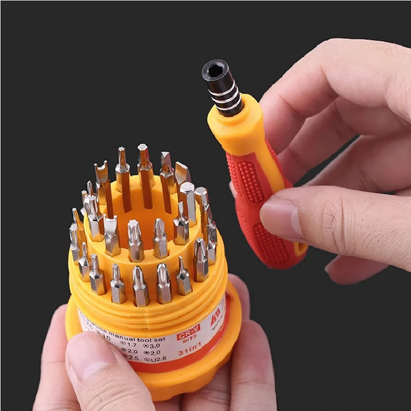 Household practical 30-in-1 screwdriver multi-function screwdriver head set screw assembly tool set
Household practical 30-in-1 screwdriver multi-function screwdriver head set screw assembly tool set