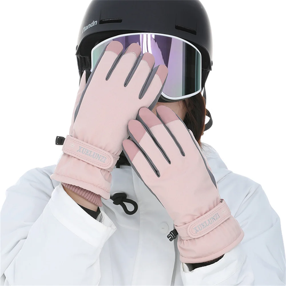 

Ridding Gloves Five Fingers Thicken The New Windproof Antifreeze Ski Supplies Best Seller Gloves Outdoor Plus Velvet Ski Gloves
