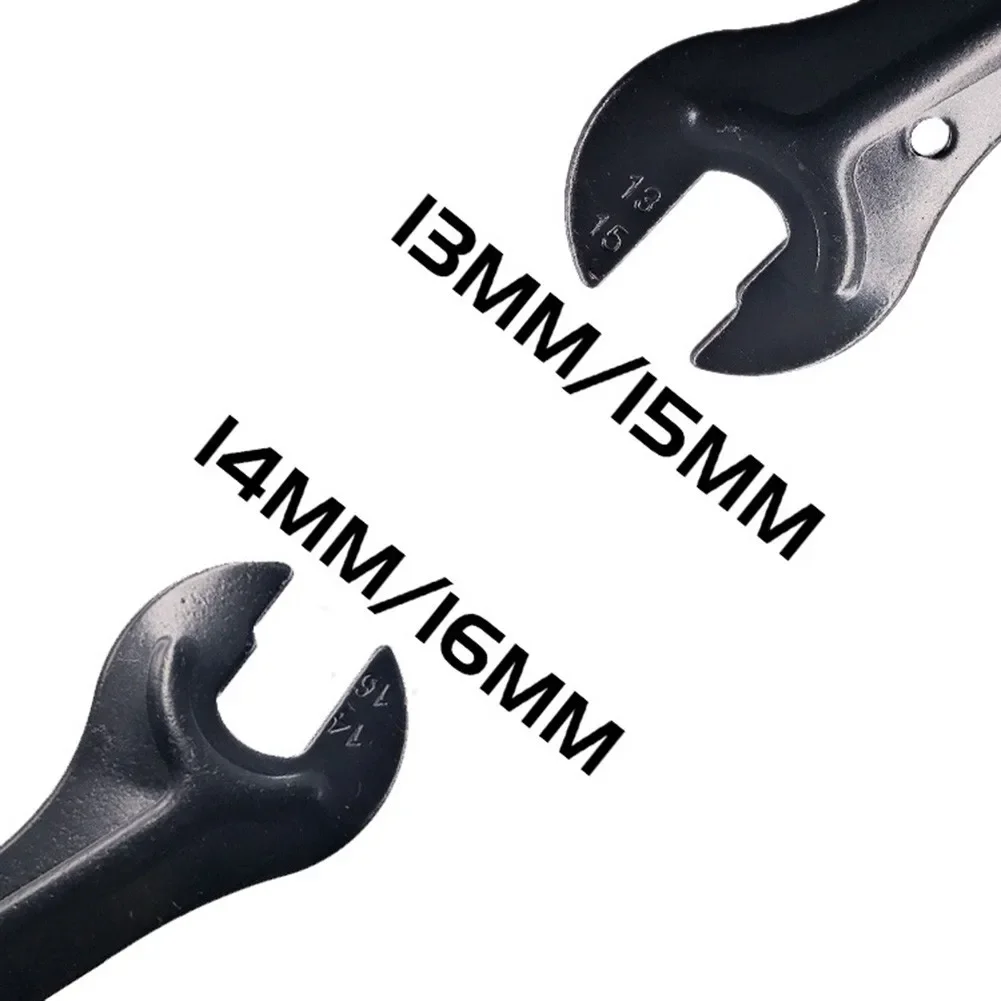 Hub Cone Spanner Carbon Steel Bicycle Repair Tool Double Ended Hub Cone Wrench For Wheel Axle Adjustments 13 16mm Sizes
Hub Cone Spanner Carbon Steel Bicycle Repair Tool Double Ended Hub Cone Wrench For Wheel Axle Adjustments 13 16mm Sizes