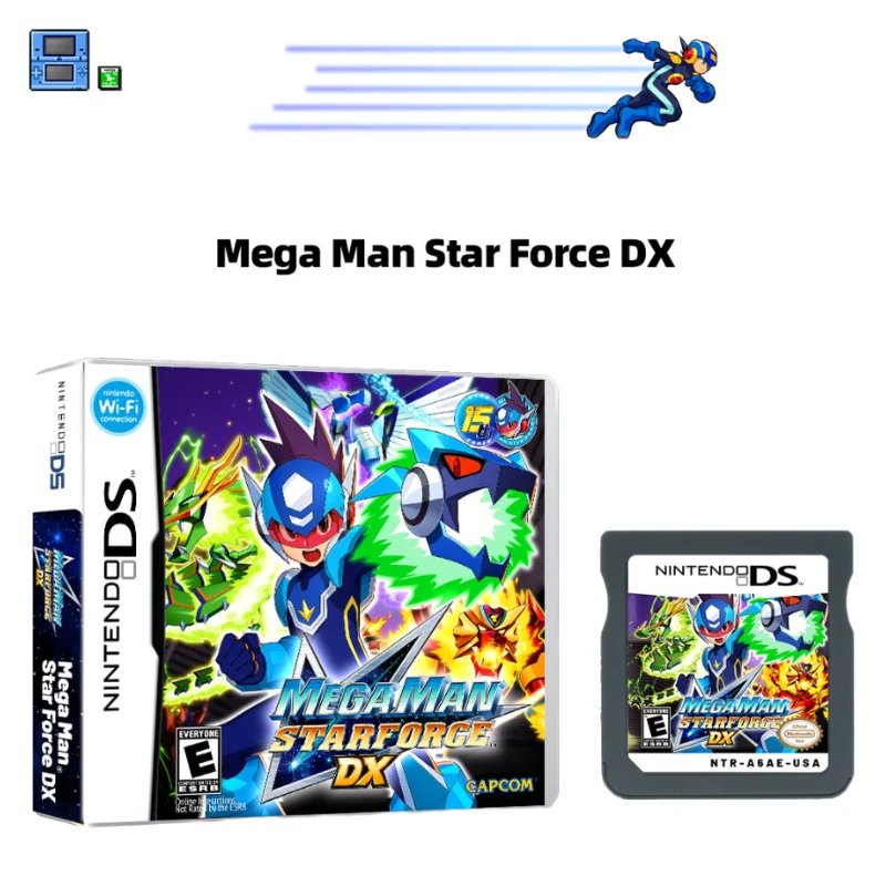 

New DS Game Cartridge Video Game Console Card Mega Man Star Force DX Enlish Version Collection Gifts Toys for NDS/3DS/2DS