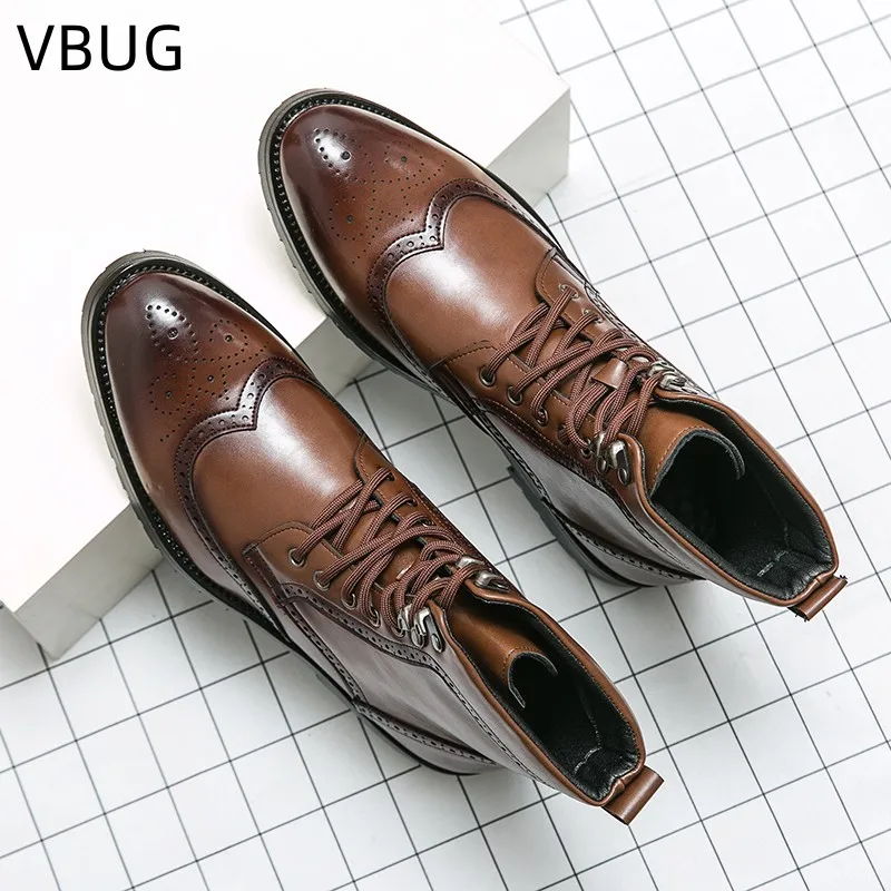 Men's Motorcycle Boots Mid-top Leather Boots British Style Retro Men's Boots Comfortable Breathable Casual All-match Outdoor
Men's Motorcycle Boots Mid-top Leather Boots British Style Retro Men's Boots Comfortable Breathable Casual All-match Outdoor