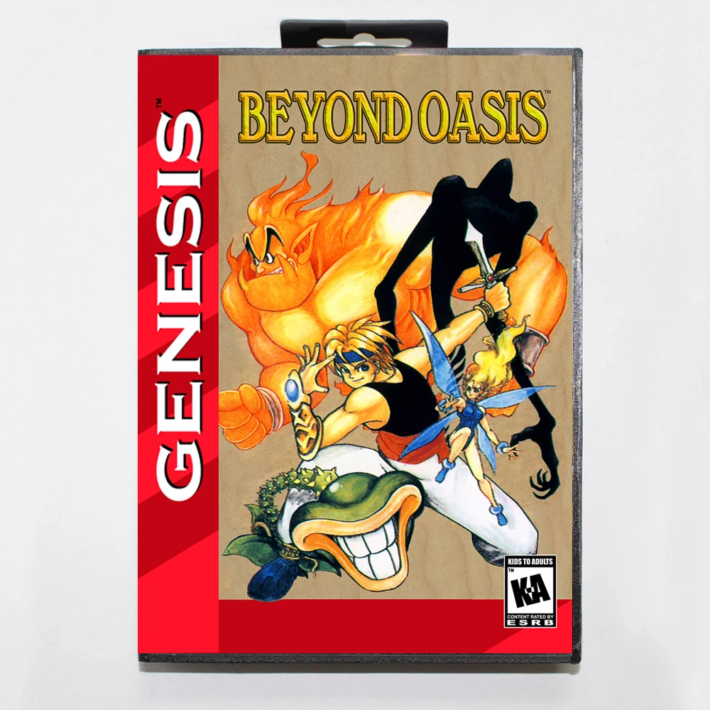 Игровой картридж Beyond Oasis MD с американской коробкой для 16-битной системы Sega Megadrive Genesis
Игровой картридж Beyond Oasis MD с американской коробкой для 16-битной системы Sega Megadrive Genesis
