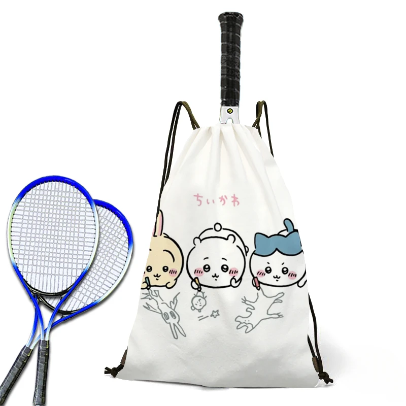 Anime Chiikawa Canvas Bag Fashion Bundle Pocket Anime Hachiware Usagi Pattern Can Backpack Trend Children's Sports Storage Bags
Anime Chiikawa Canvas Bag Fashion Bundle Pocket Anime Hachiware Usagi Pattern Can Backpack Trend Children's Sports Storage Bags