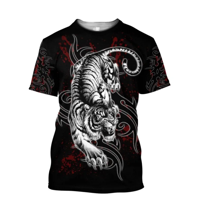 Men's T-shirt Tiger Print 3D Boutique T-shirt Animal Graphics Summer Vintage Fashion Oversized Short-sleeved Casual Top
Men's T-shirt Tiger Print 3D Boutique T-shirt Animal Graphics Summer Vintage Fashion Oversized Short-sleeved Casual Top