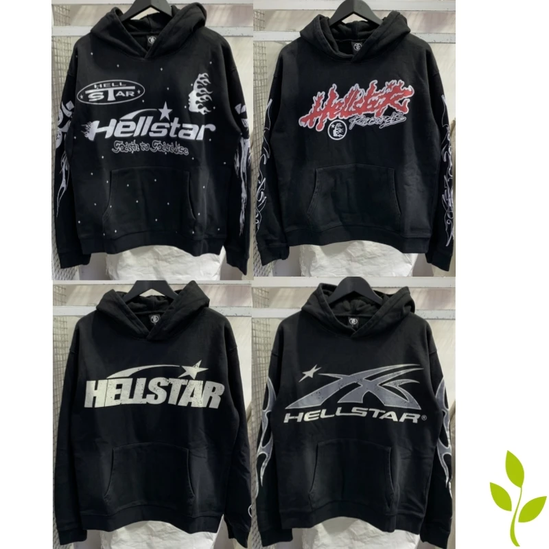 High Street Hellstar Hoodie Vintage Wash Water to Make Old Pullover Men Women Oversized Sweatshirts
High Street Hellstar Hoodie Vintage Wash Water to Make Old Pullover Men Women Oversized Sweatshirts