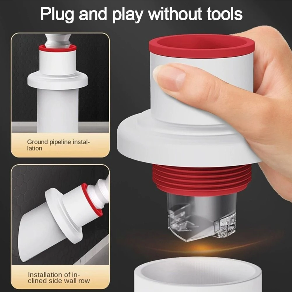 50/75mm Sewer Pipe Anti Odor Plug Washbasin Washing Machine Insect Proof Water Pipe Seal Stopper Sewer Pipe Connector Seal Ring
50/75mm Sewer Pipe Anti Odor Plug Washbasin Washing Machine Insect Proof Water Pipe Seal Stopper Sewer Pipe Connector Seal Ring