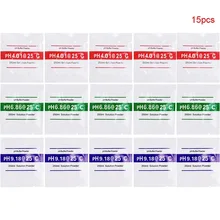 15pcs PH Buffer Powder Measure Calibration Solution Ph 4.00 PH 6.86 PH 9.18 Point For PH Test Meter Measurement Measure Tool
15pcs PH Buffer Powder Measure Calibration Solution Ph 4.00 PH 6.86 PH 9.18 Point For PH Test Meter Measurement Measure Tool