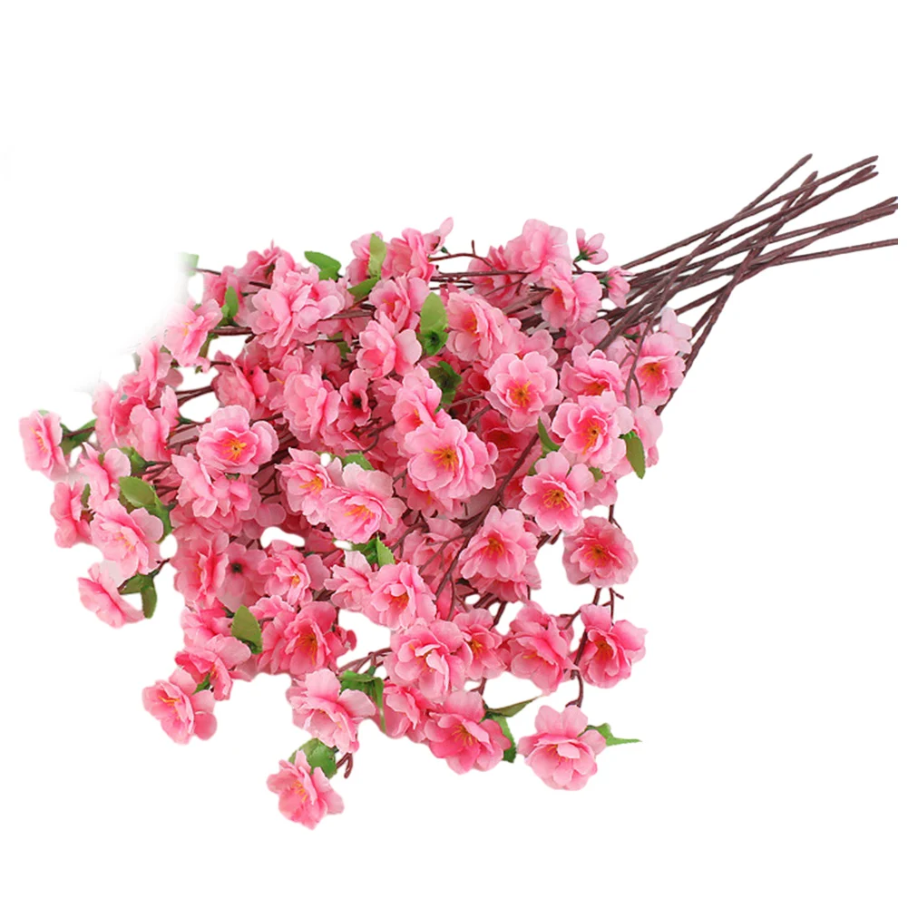 Simulated Plants Lifelike Artificial Peach Blossom Branches for Home Decoration Pink Rose Red White Yellow Purple
Simulated Plants Lifelike Artificial Peach Blossom Branches for Home Decoration Pink Rose Red White Yellow Purple