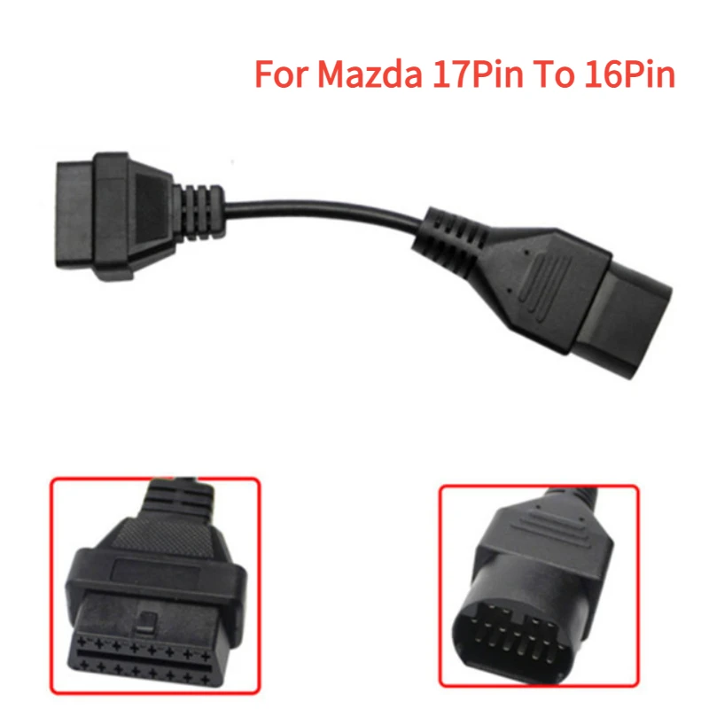 

NEW for Toyota/Audi/GM/Mazda/Nissan/BENZ 38/22/14/12/17Pin To OBD2 16Pin Connector Adapter OBDII Female Repair Cars Cable Line
