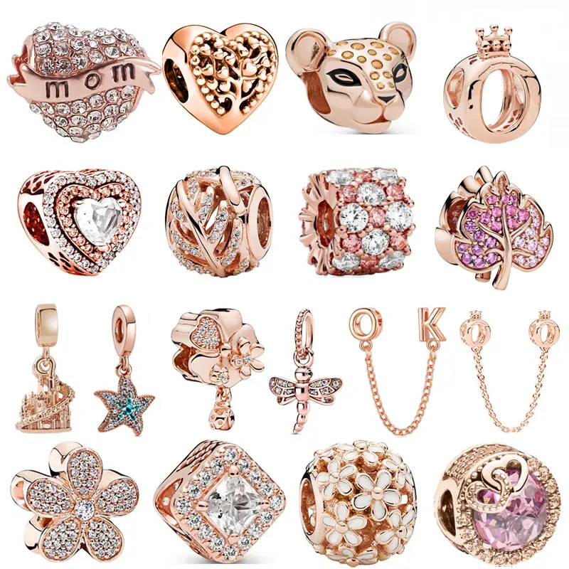Rose Gold Color Family Tree Castle Flower Crown OK Safety Chain Beads Fit Original Pandora Charms Silver Color Bracelet Jewelry
Rose Gold Color Family Tree Castle Flower Crown OK Safety Chain Beads Fit Original Pandora Charms Silver Color Bracelet Jewelry
