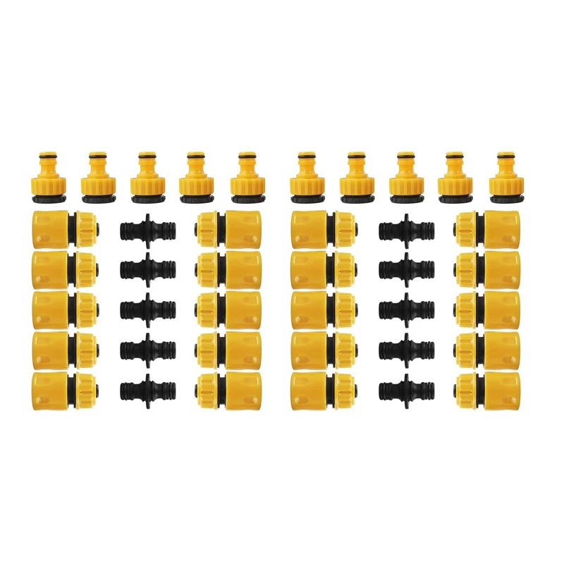 40 Pcs Garden Hose Connector Set, Connector Hose End Connector Double Hose Connectors Extender Hose Quick Connectors
40 Pcs Garden Hose Connector Set, Connector Hose End Connector Double Hose Connectors Extender Hose Quick Connectors