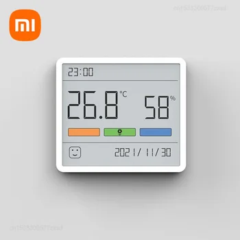 Xiaomi Duka Atuman 디지털 LCD 실내 편리한 온도 센서 습도계 시계 전자 온도계 습도계 게이지
