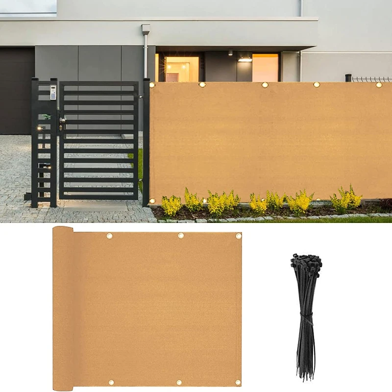 Balcony Privacy Screen Fence Cover Outdoor Shield Mesh Windscreen SunShade UV-Resistant Visibility Fence Panel for Backyard
Balcony Privacy Screen Fence Cover Outdoor Shield Mesh Windscreen SunShade UV-Resistant Visibility Fence Panel for Backyard