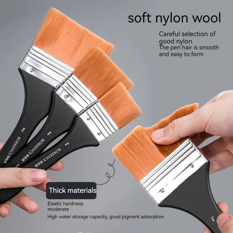1/2/5 Pcs Nylon Paint Brushes for Acrylic Oil Paint Drawing Watercolor Wooden Painting Brush Tools Student Art Supplies
1/2/5 Pcs Nylon Paint Brushes for Acrylic Oil Paint Drawing Watercolor Wooden Painting Brush Tools Student Art Supplies